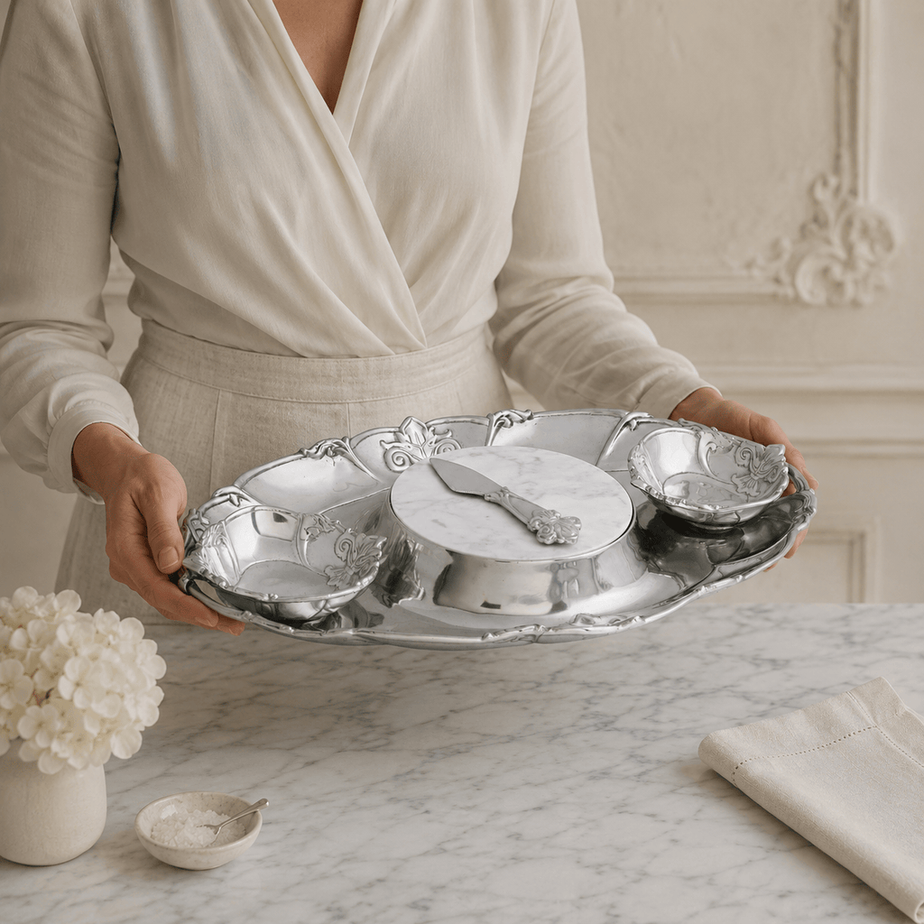 Fleur-De-Lis Tray Entertainment