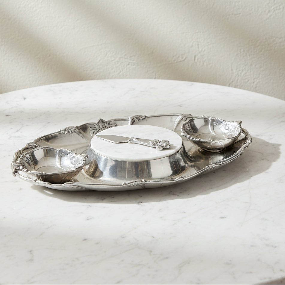 Fleur-De-Lis Tray Entertainment