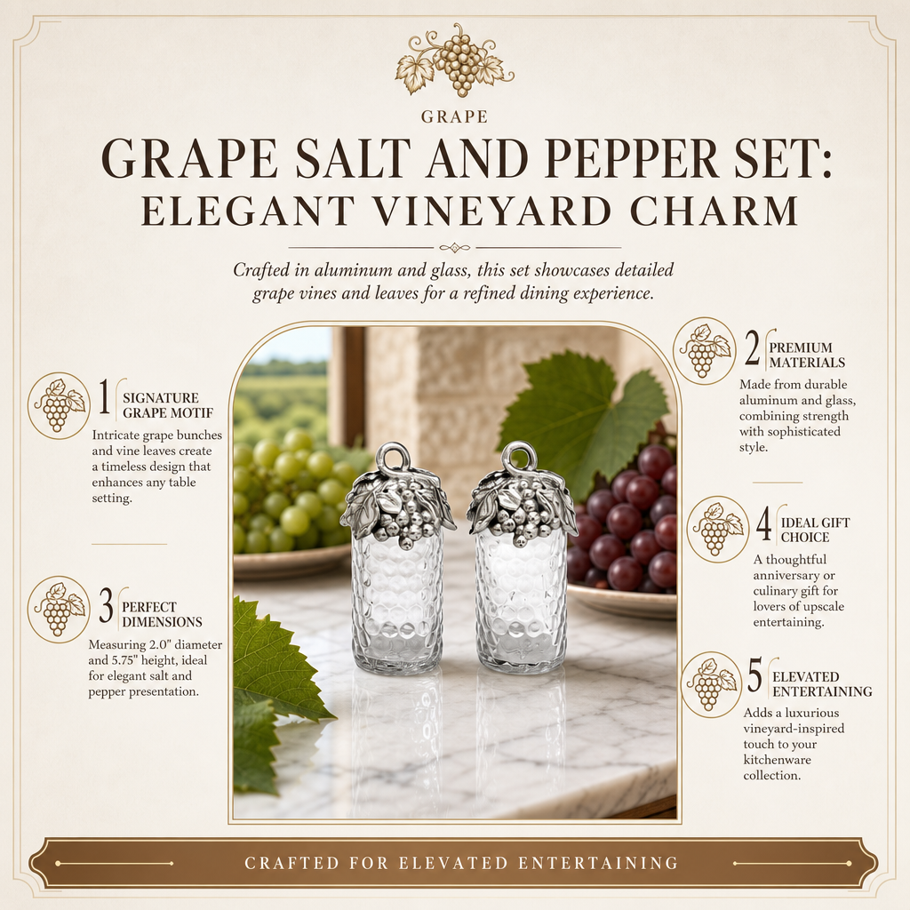 Grape Salt and Pepper Set