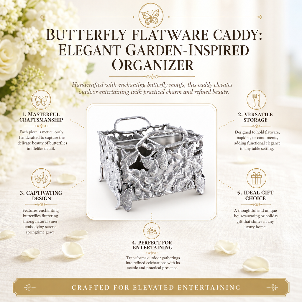 Butterfly Flatware Caddy