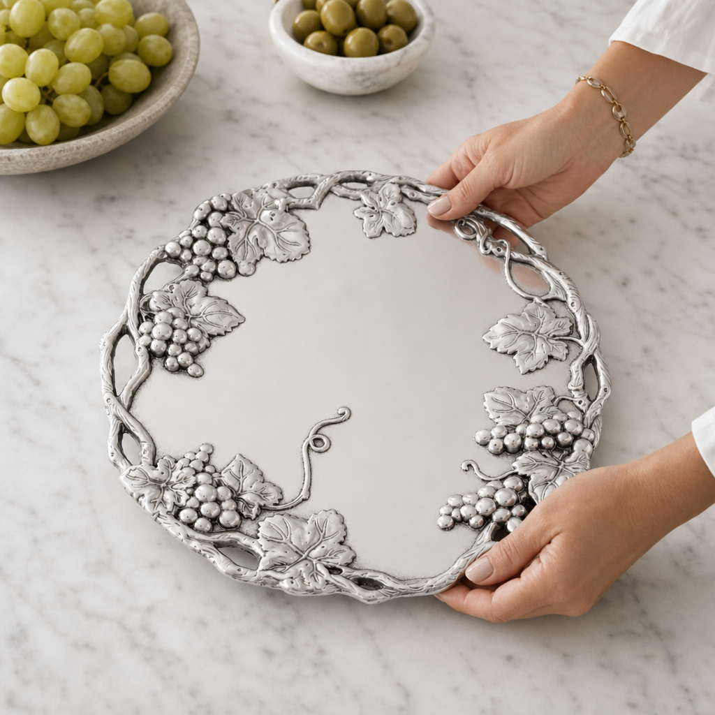 Grape Round Tray 15