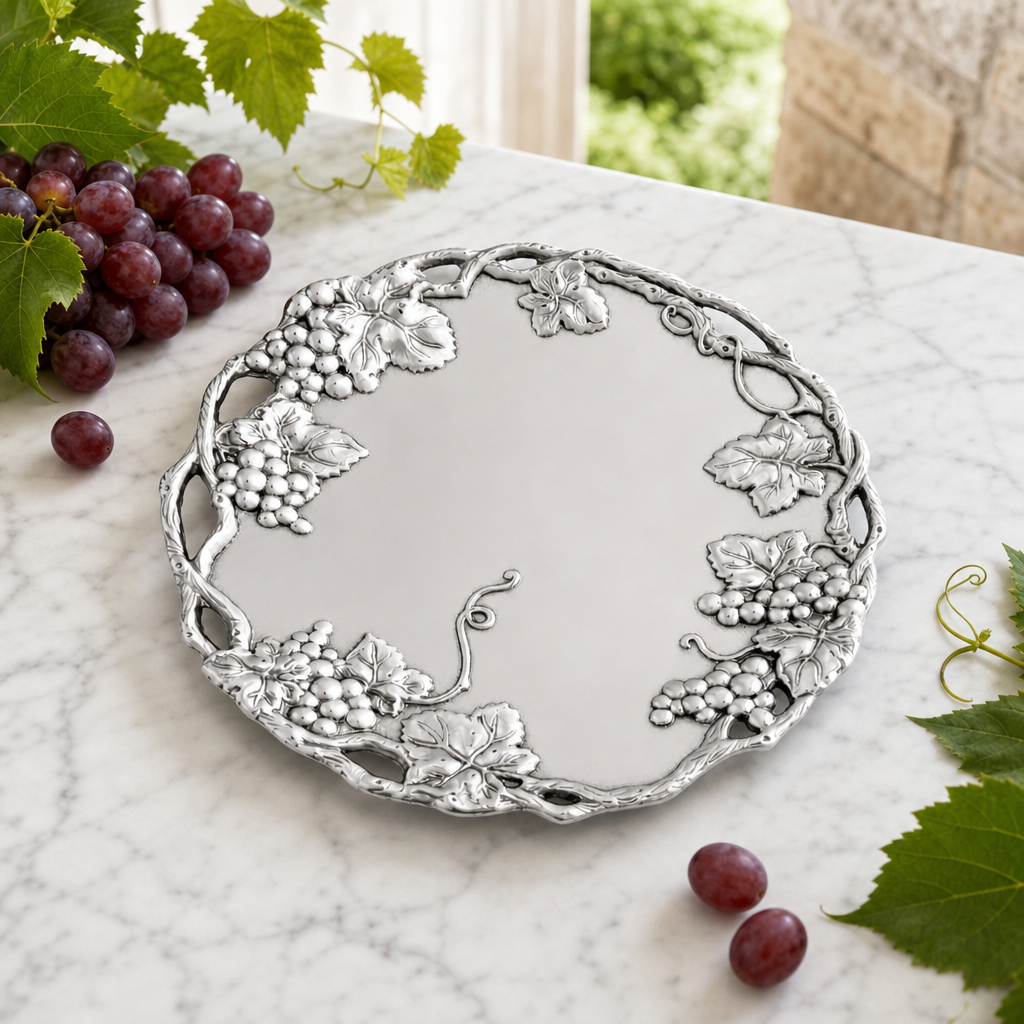 Grape Round Tray 15
