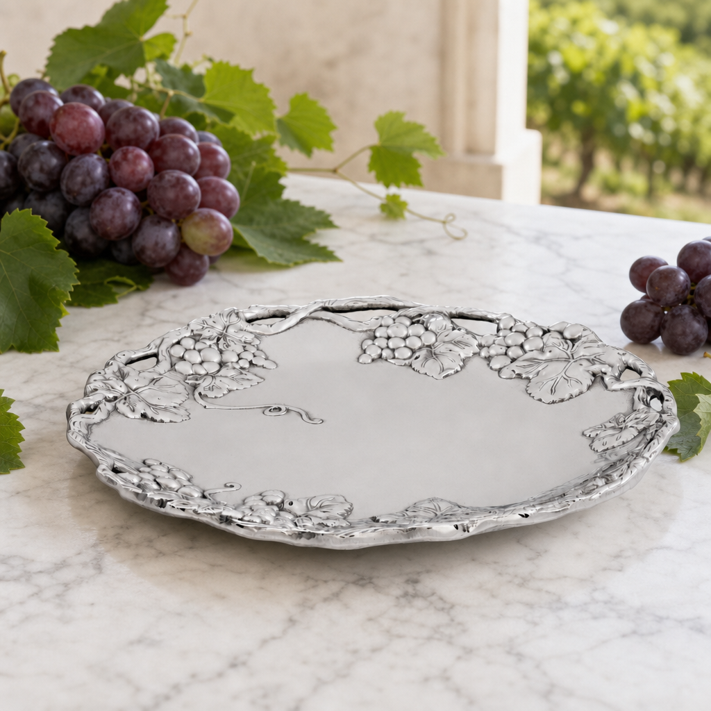 Grape Round Tray 15