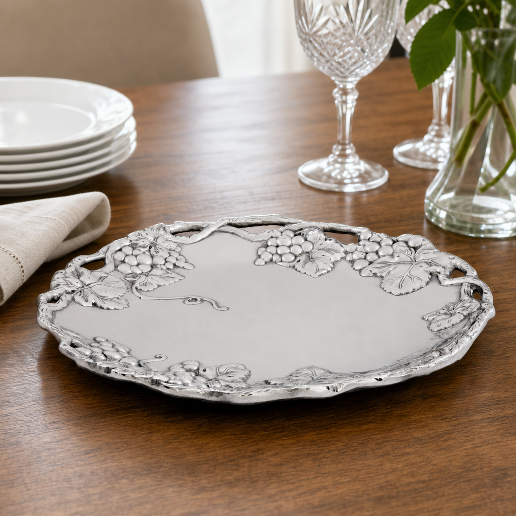 Grape Round Tray 15