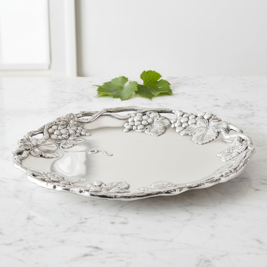 Grape Round Tray 15