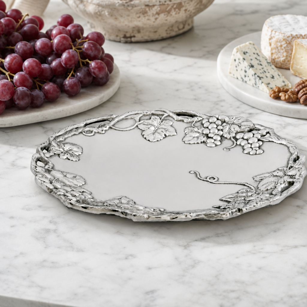 Grape Round Tray 15