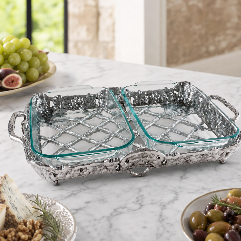 Grape Pyrex Holder 2qt