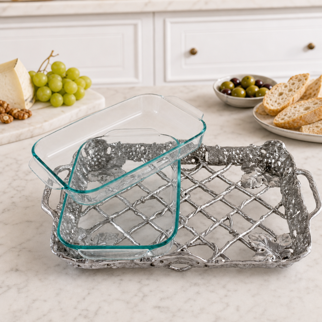 Grape Pyrex Holder 2qt