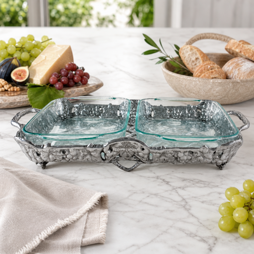 Grape Pyrex Holder 2qt
