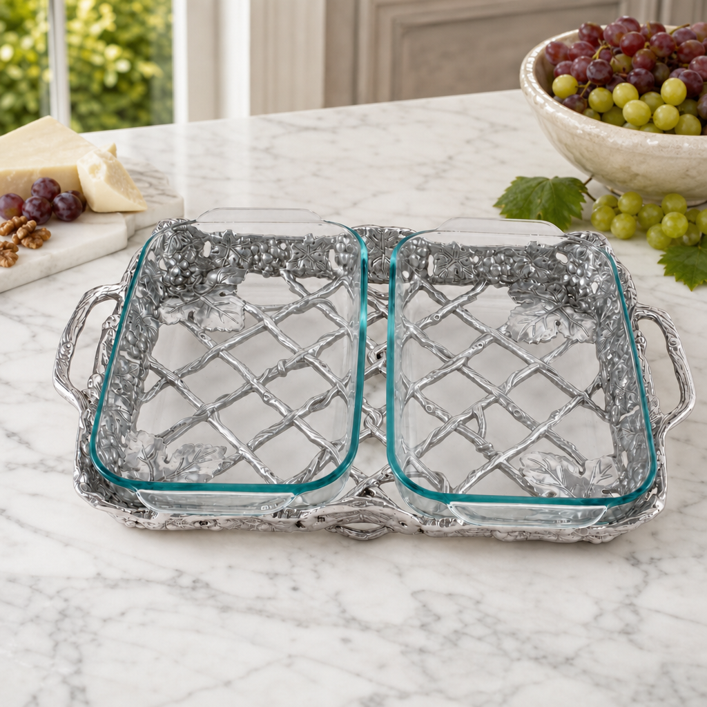 Grape Pyrex Holder 2qt