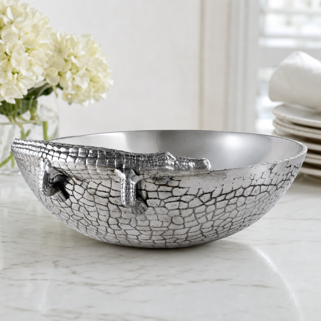 Alligator Figural 12 Bowl