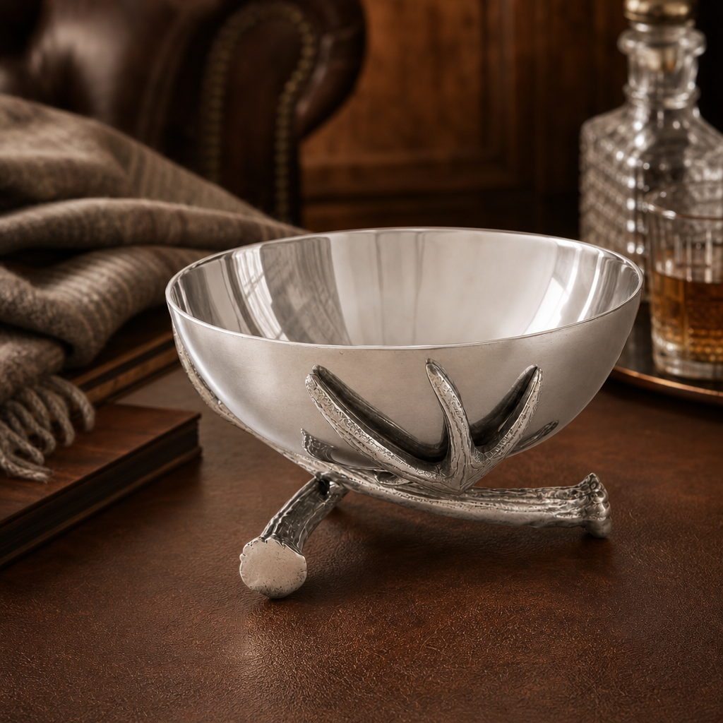 Antler Pedestal Bowl