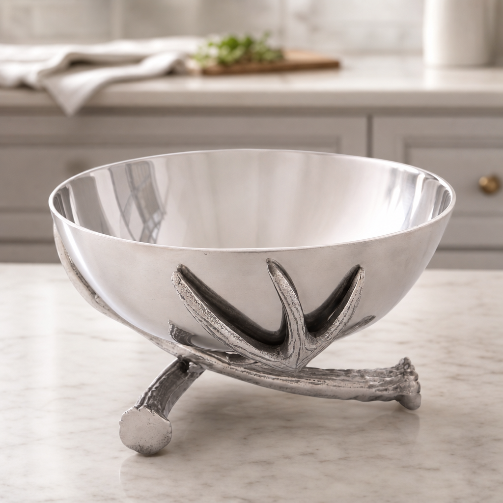 Antler Pedestal Bowl