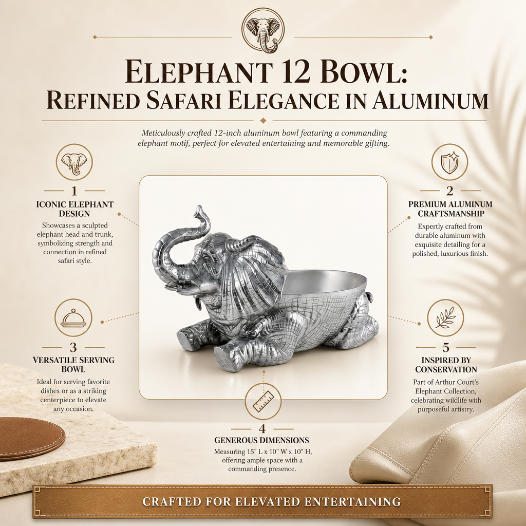 Elephant 12 Bowl