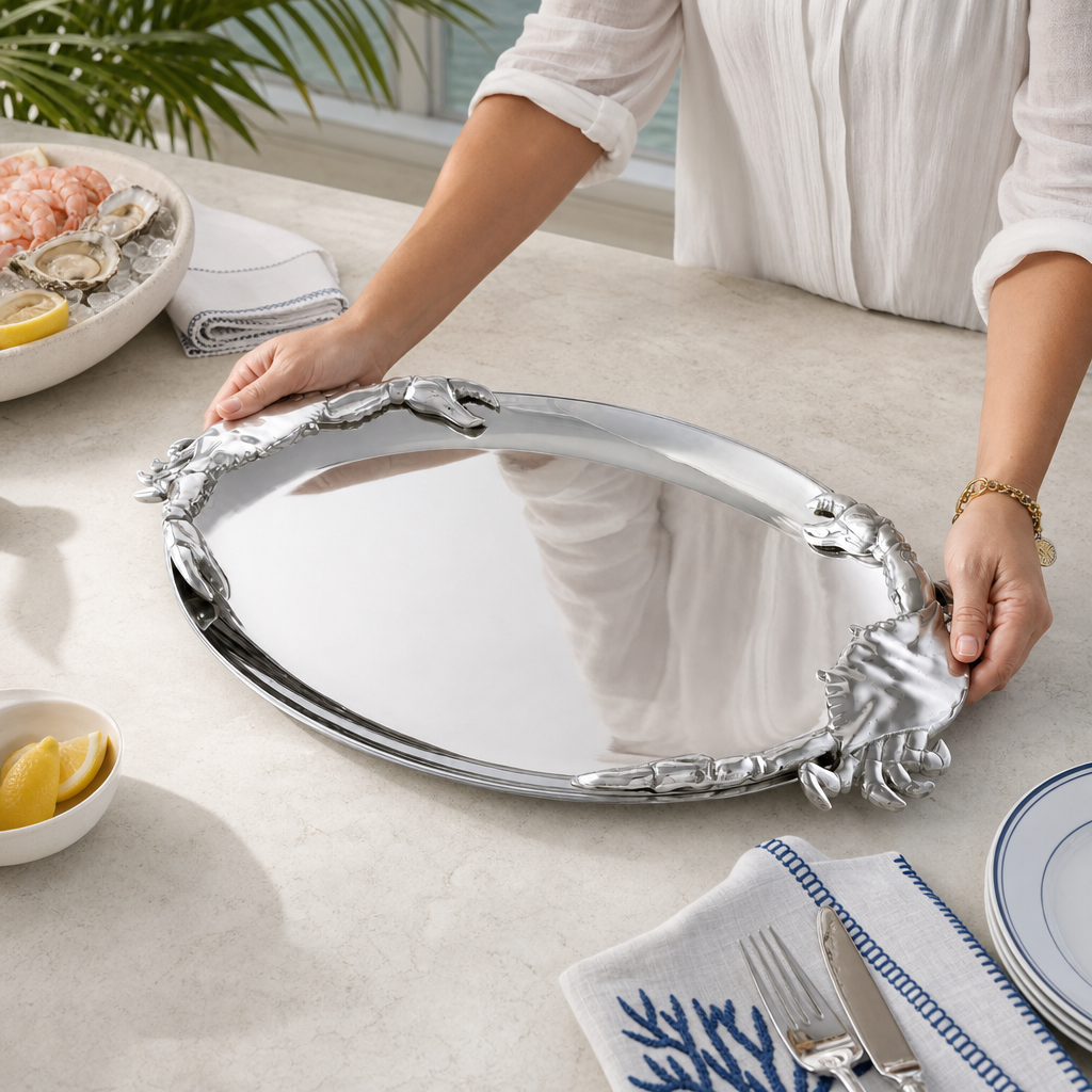 Crab Oval Platter