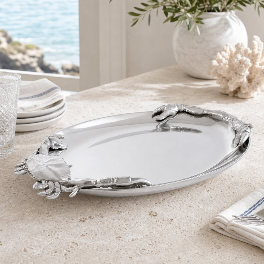 Crab Oval Platter