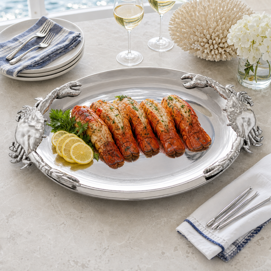 Crab Oval Platter
