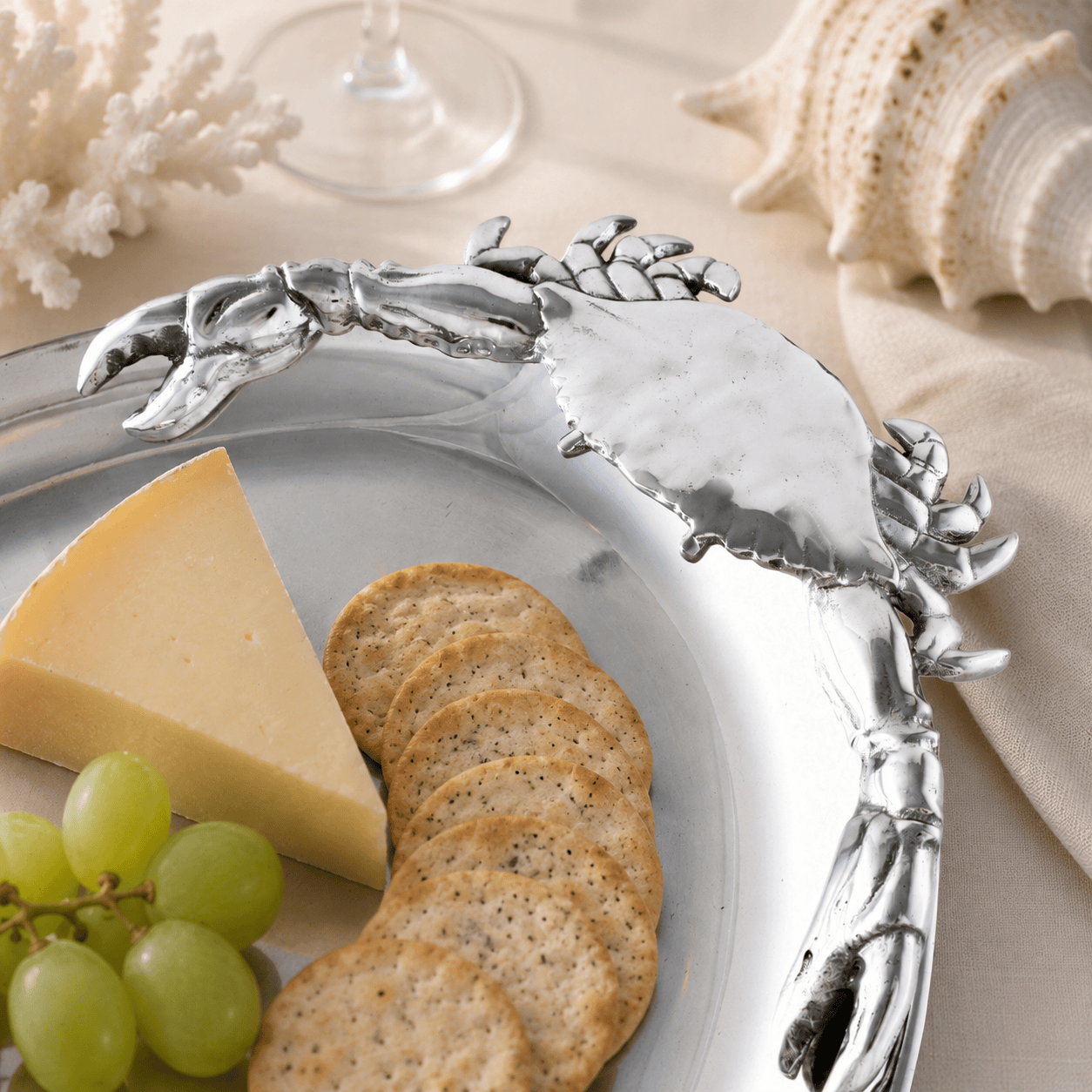 Crab Oval Platter