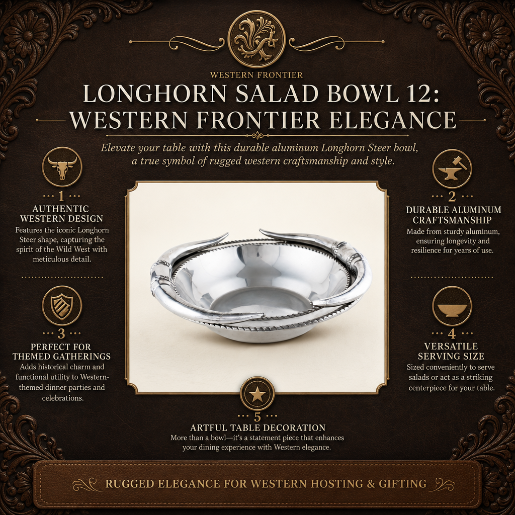 Longhorn Salad Bowl 12