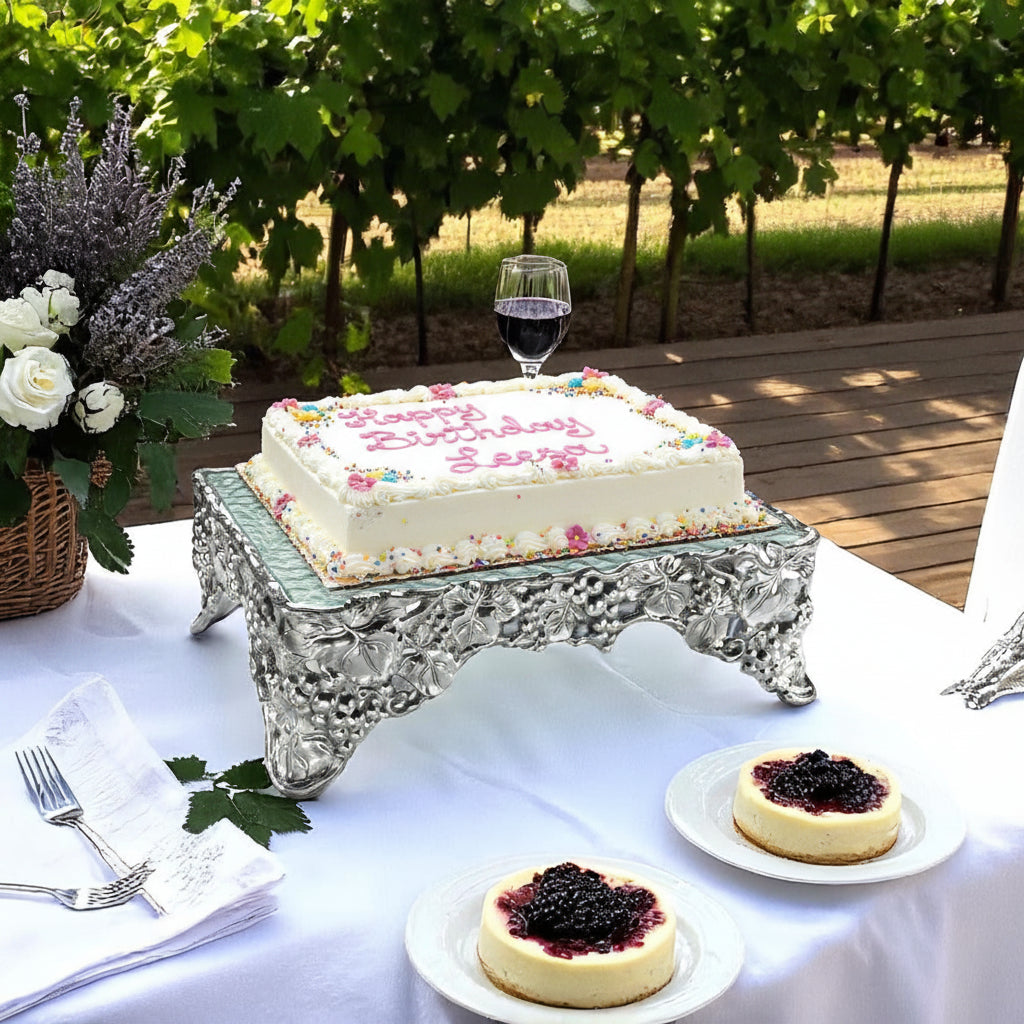 Grape Cake Pedestal Sheet