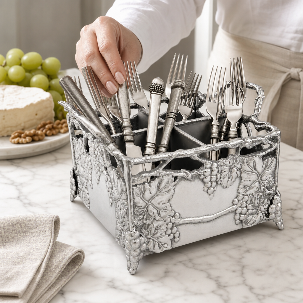 Grapevine Flatware Caddy