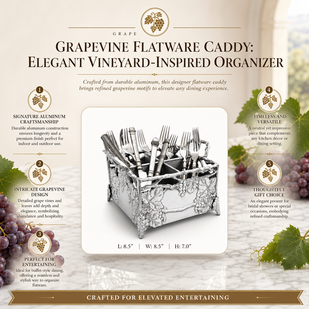 Grapevine Flatware Caddy