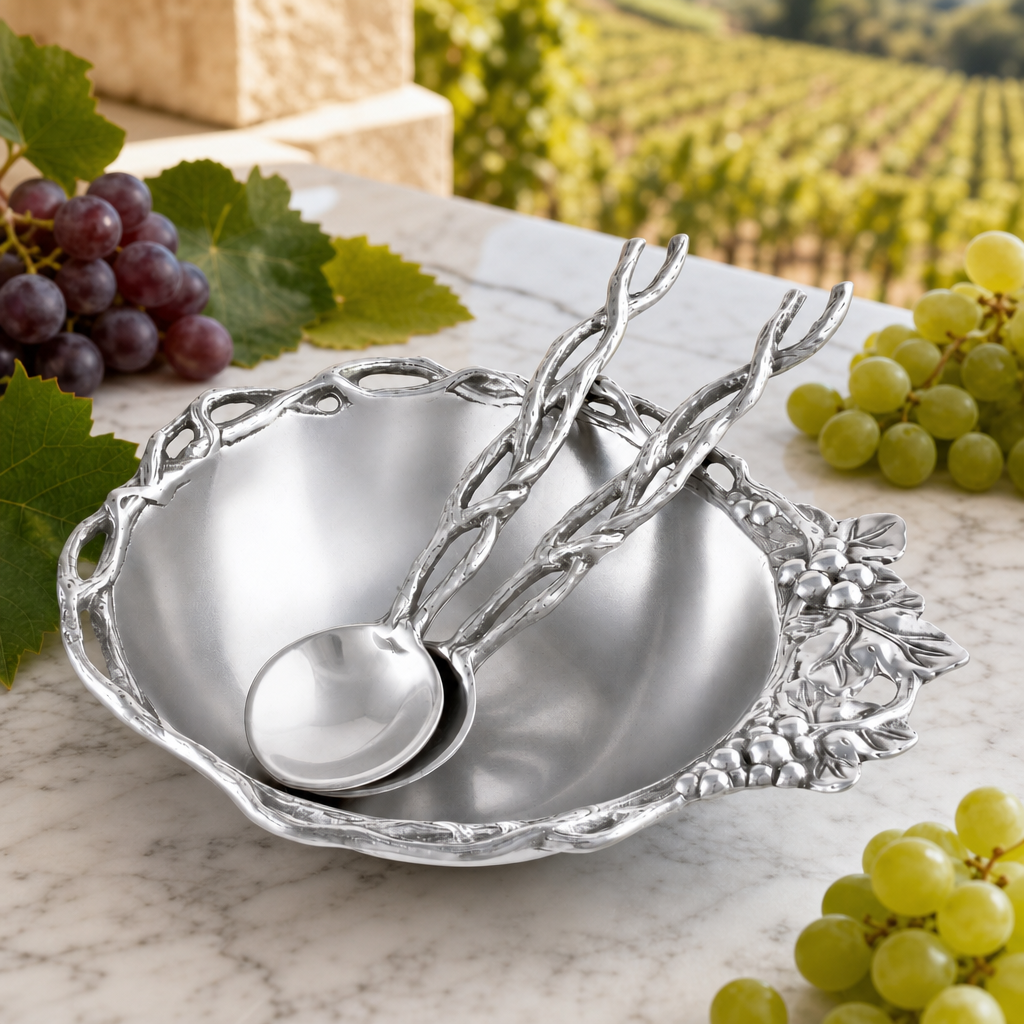 Grape Open Vine Salad Set 3-Pc