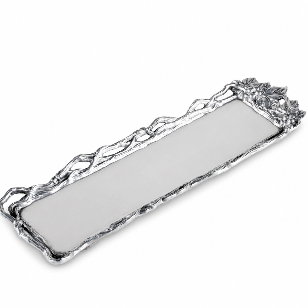 Grape Open Vine Oblong Tray