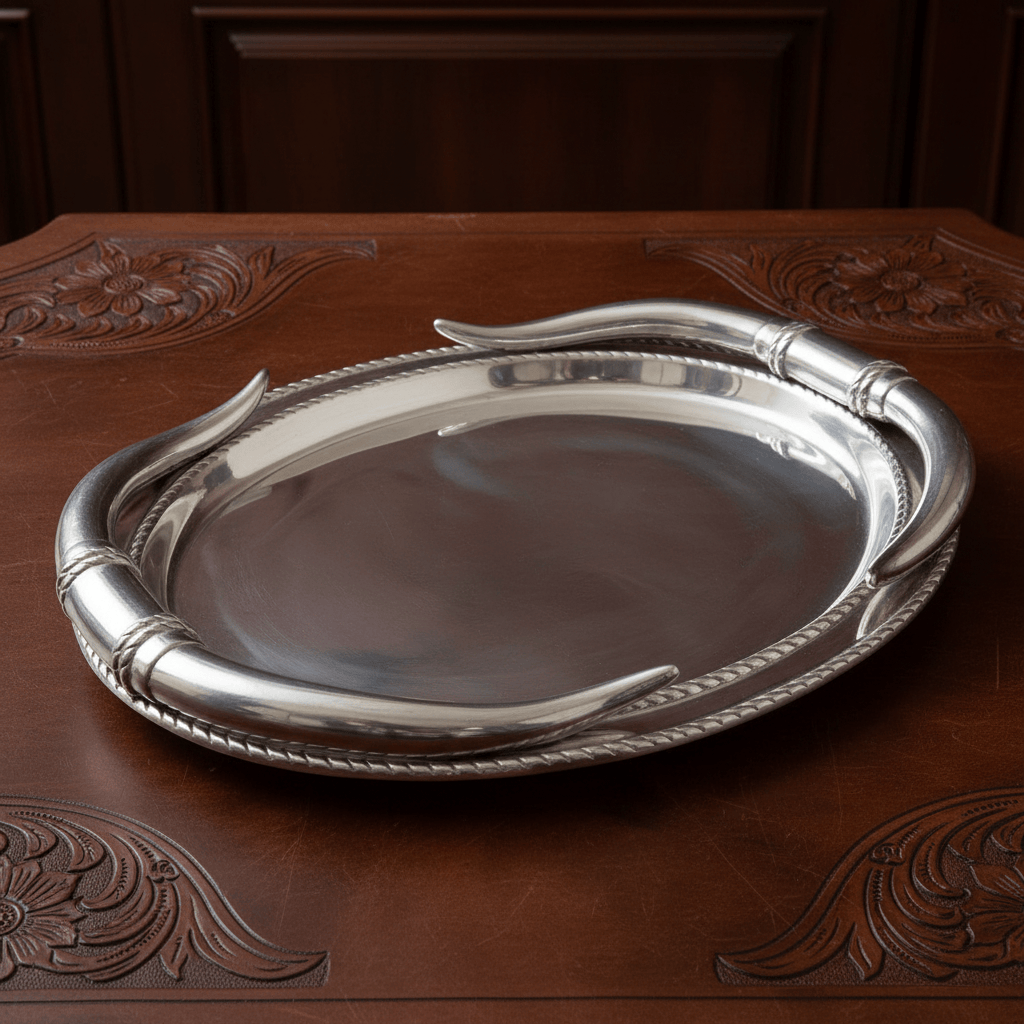 Longhorn Oval Platter