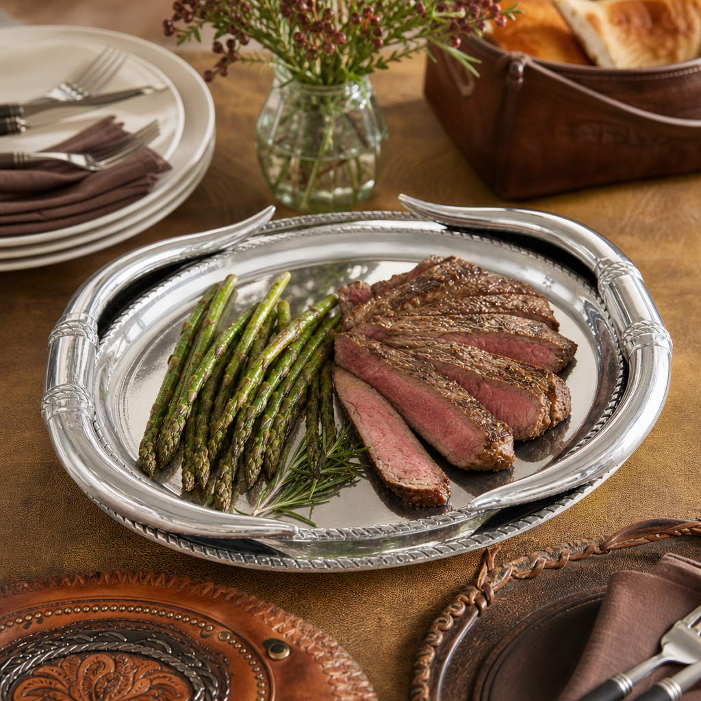Longhorn Oval Platter