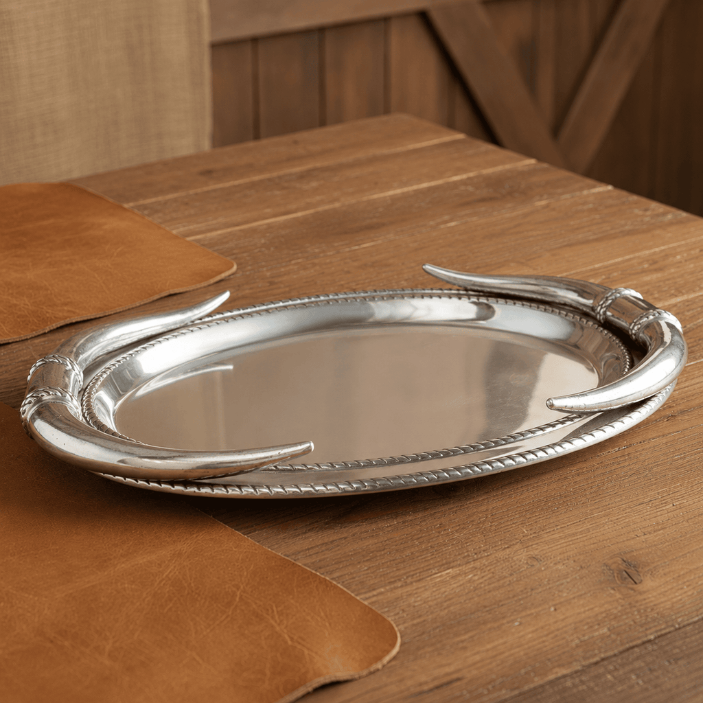Longhorn Oval Platter