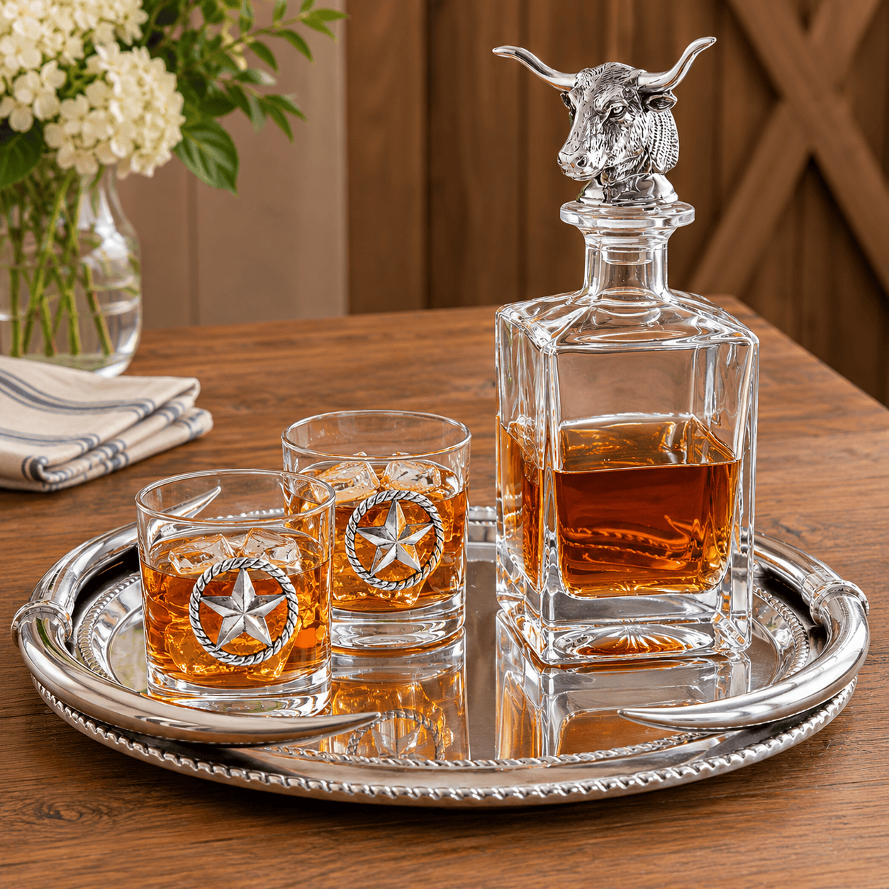 Longhorn Oval Platter