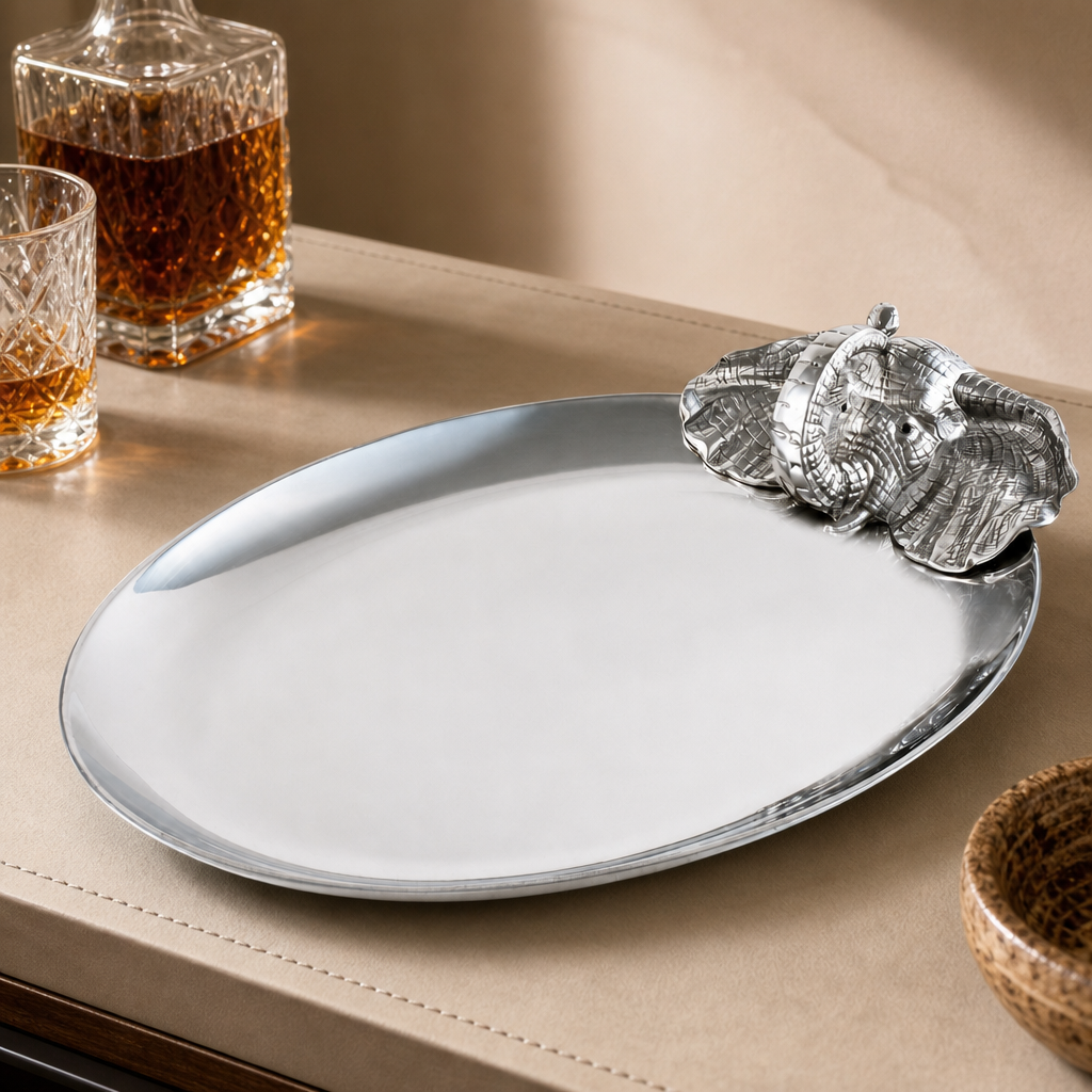 Elephant Oval Platter