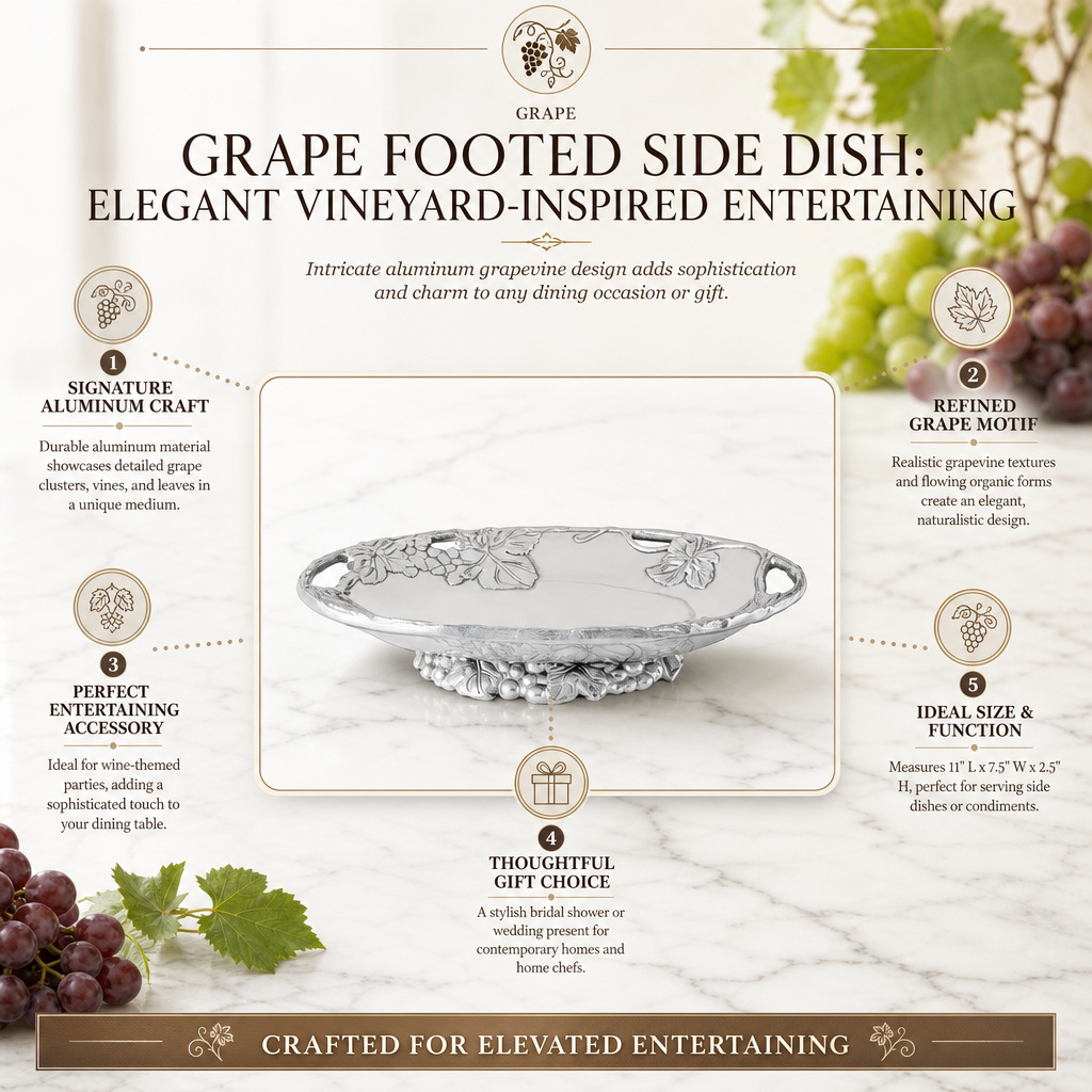 Grape Footed Side Dish