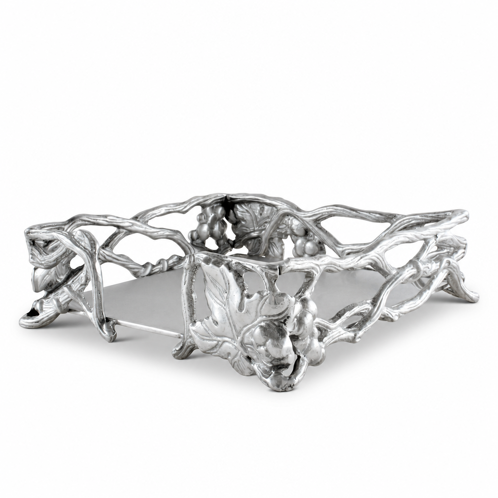 Grape Open Vine Napkin Box