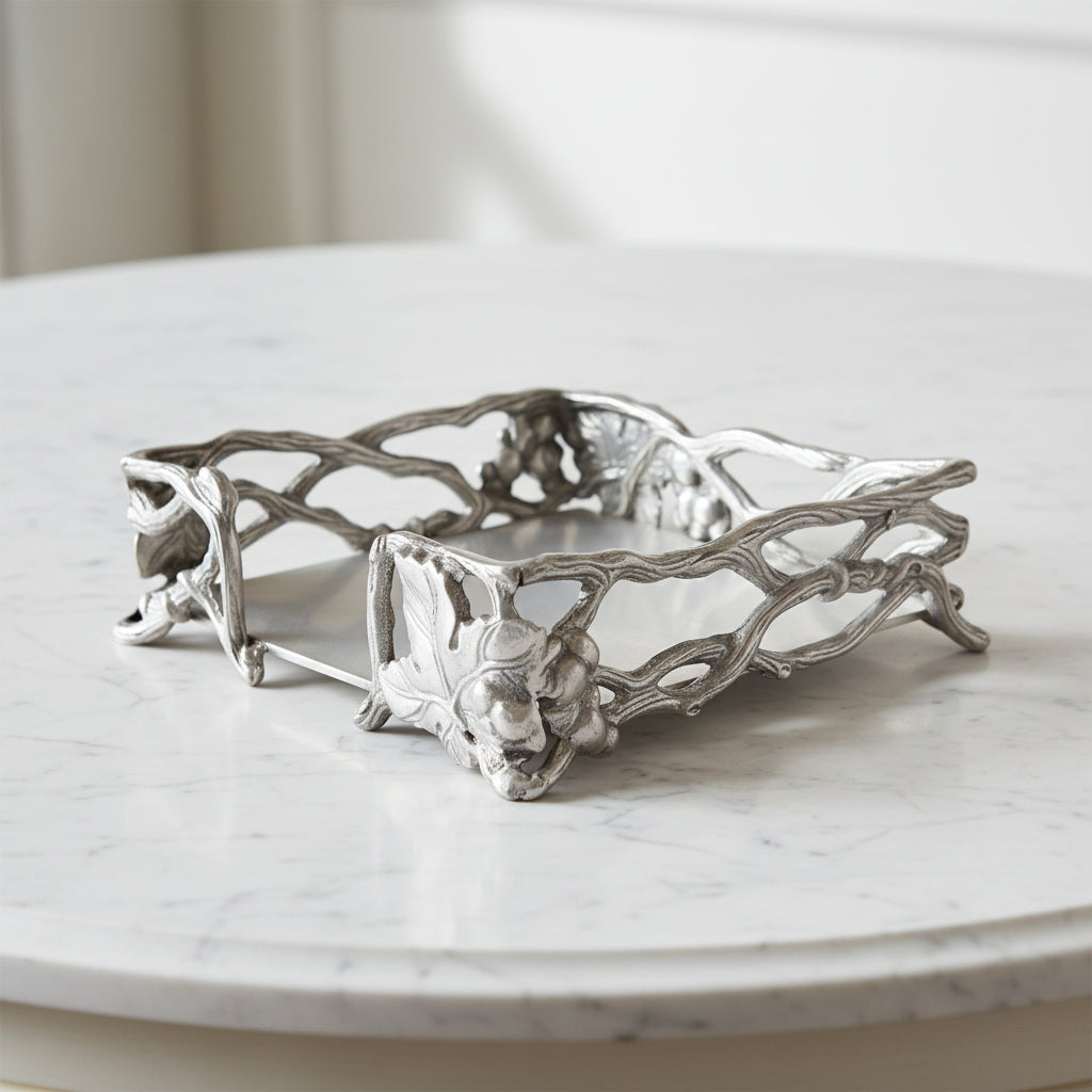 Grape Open Vine Napkin Box