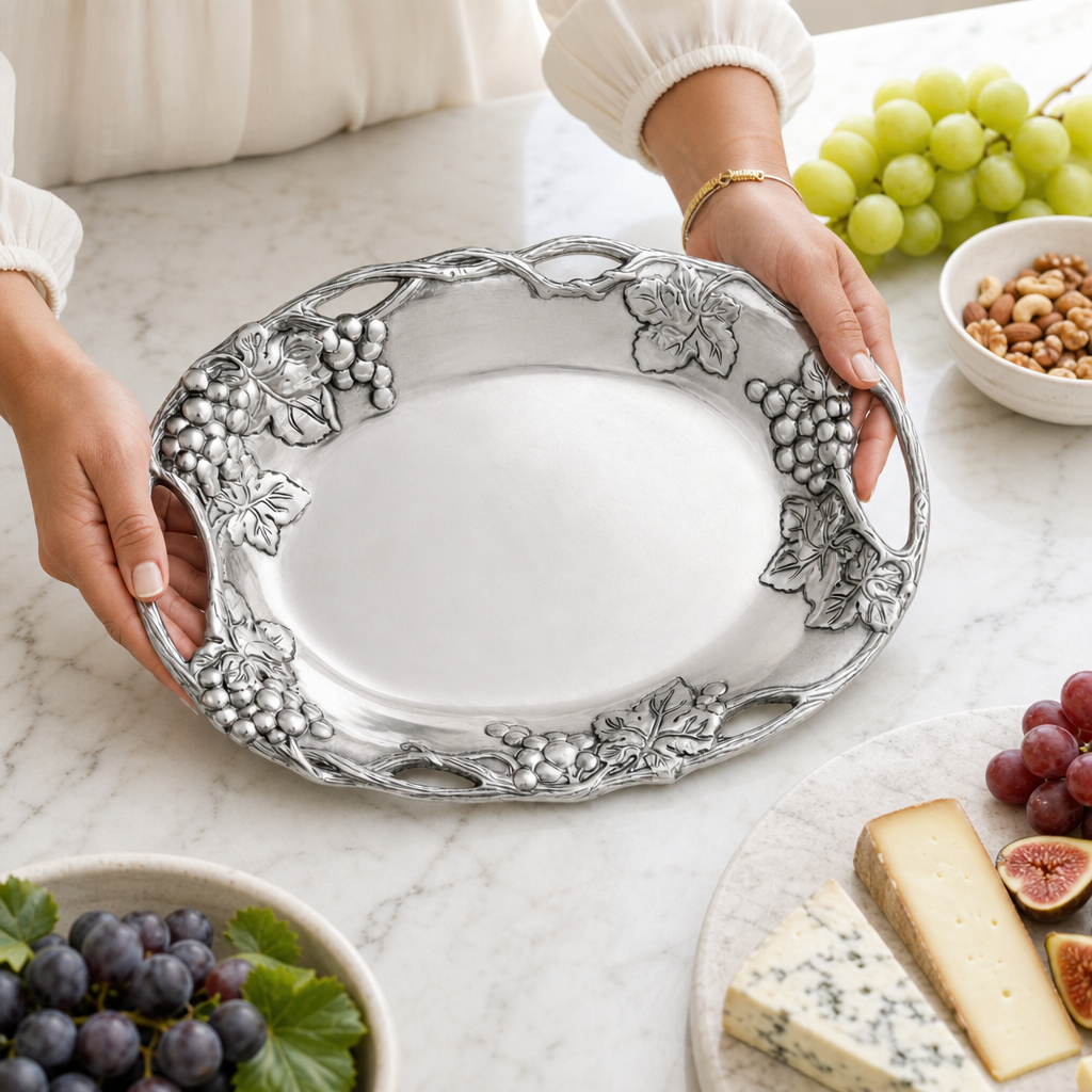 Grape Oval Tray