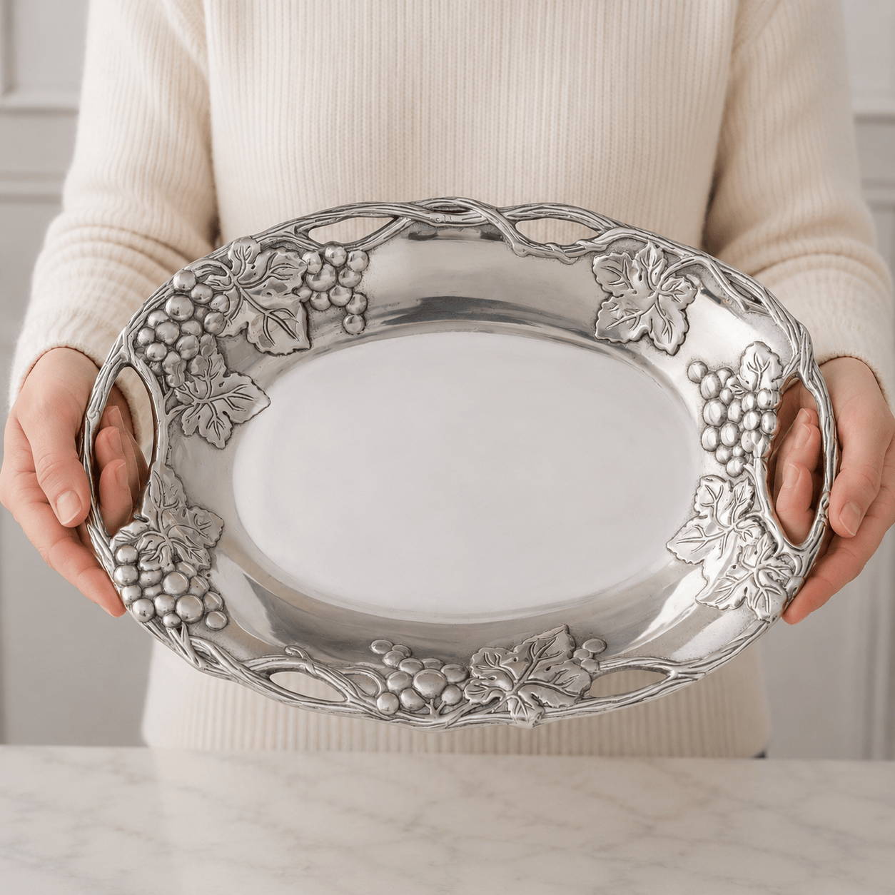 Grape Oval Tray