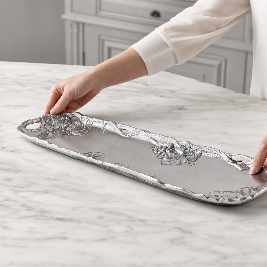 Grape Vineyard Oblong Tray