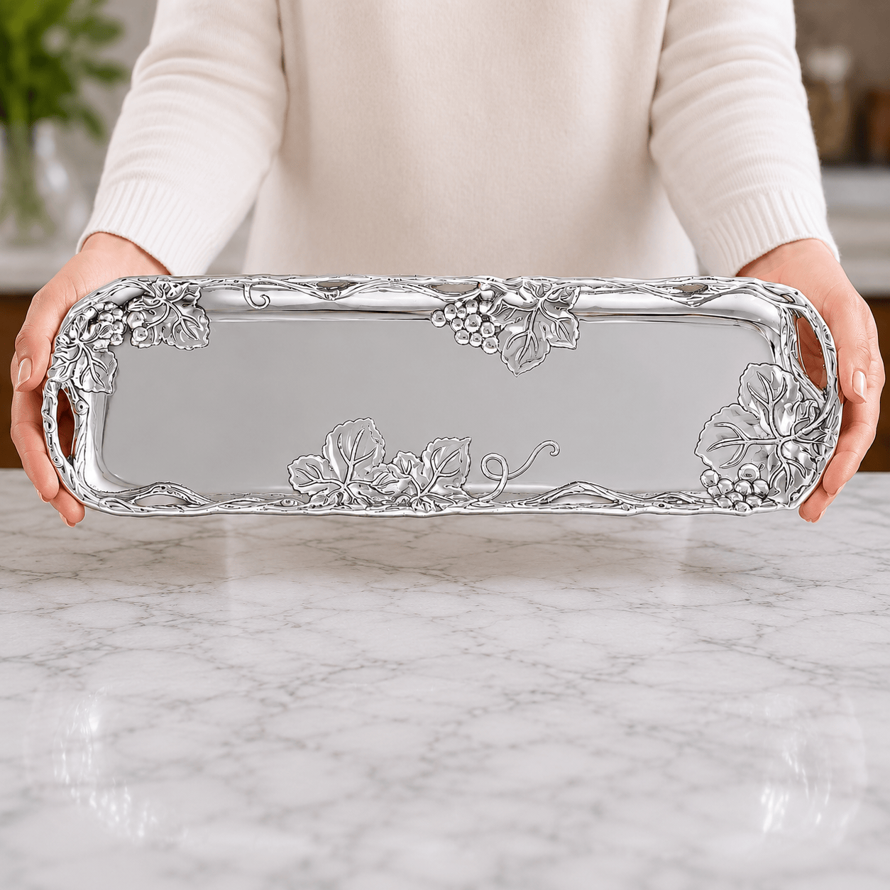 Grape Vineyard Oblong Tray