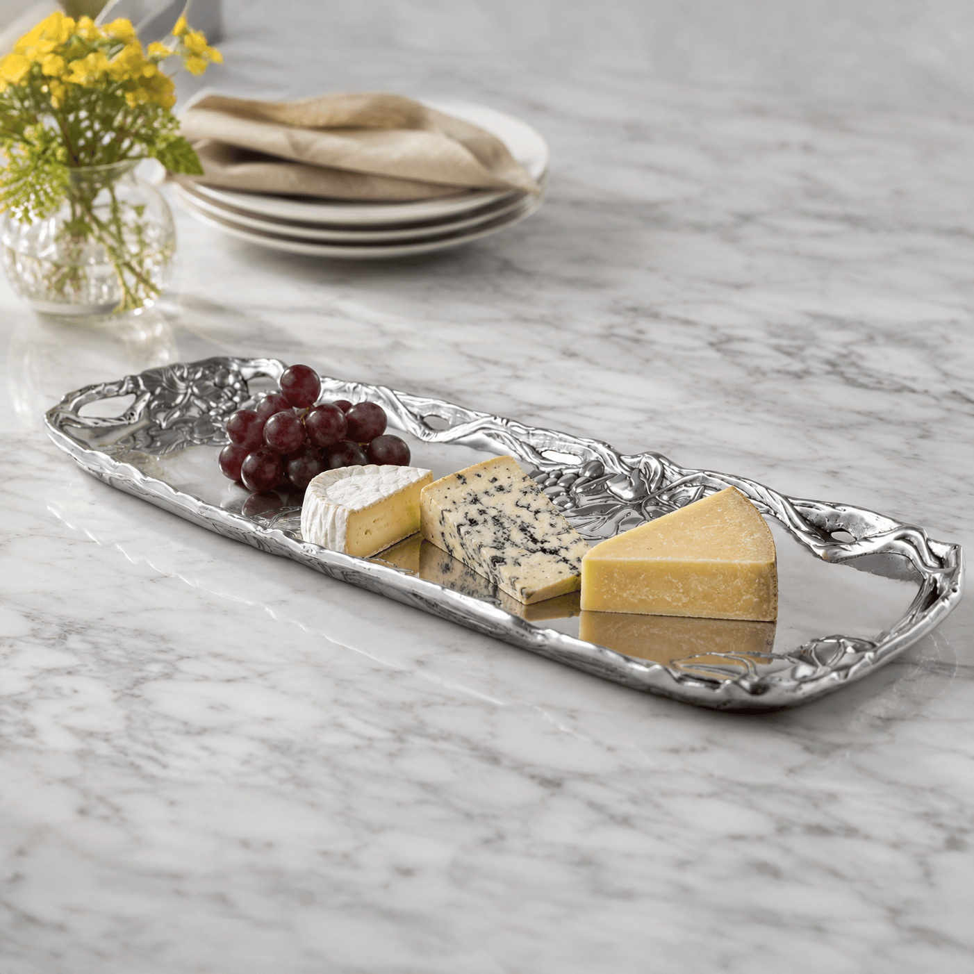Grape Vineyard Oblong Tray