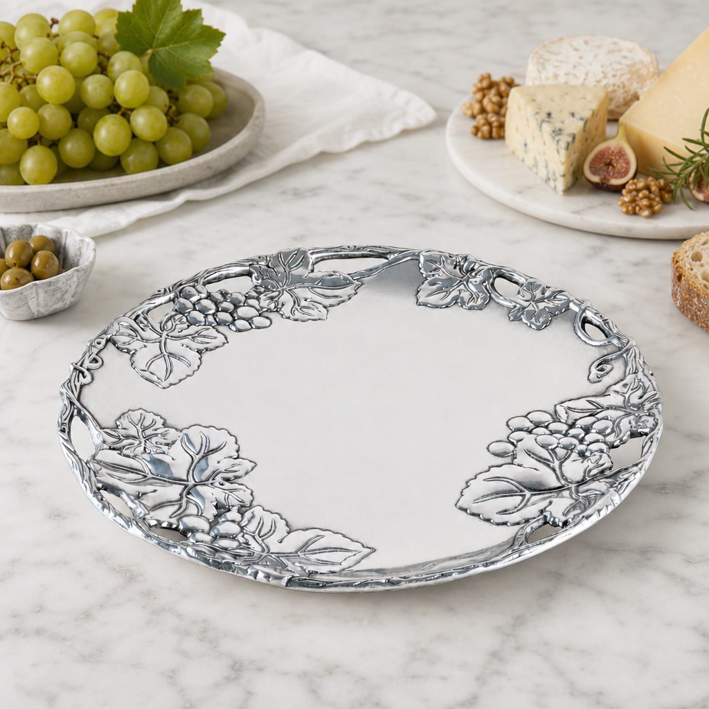 Grape 12 Round Plate