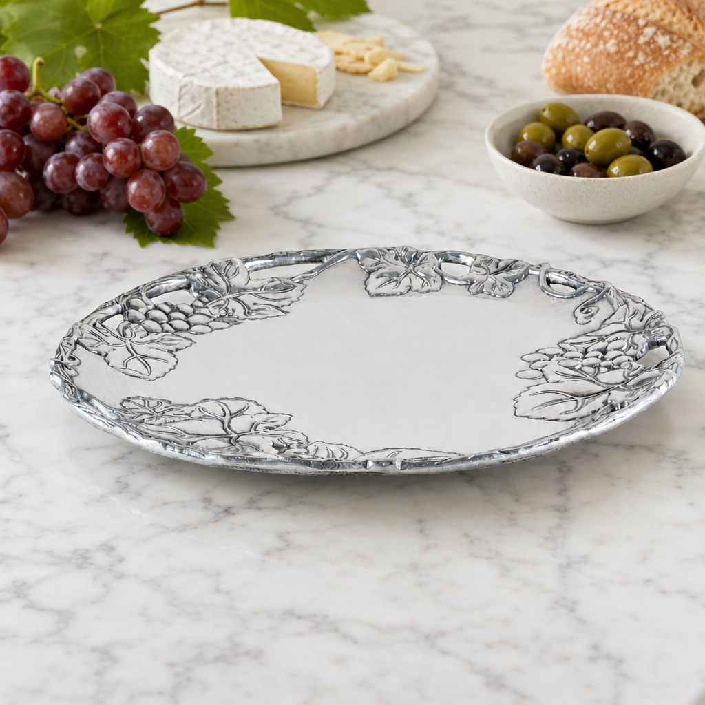 Grape 12 Round Plate