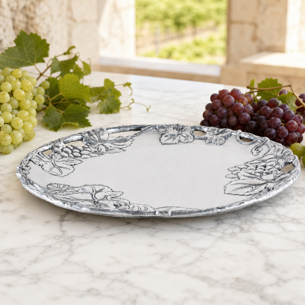 Grape 12 Round Plate