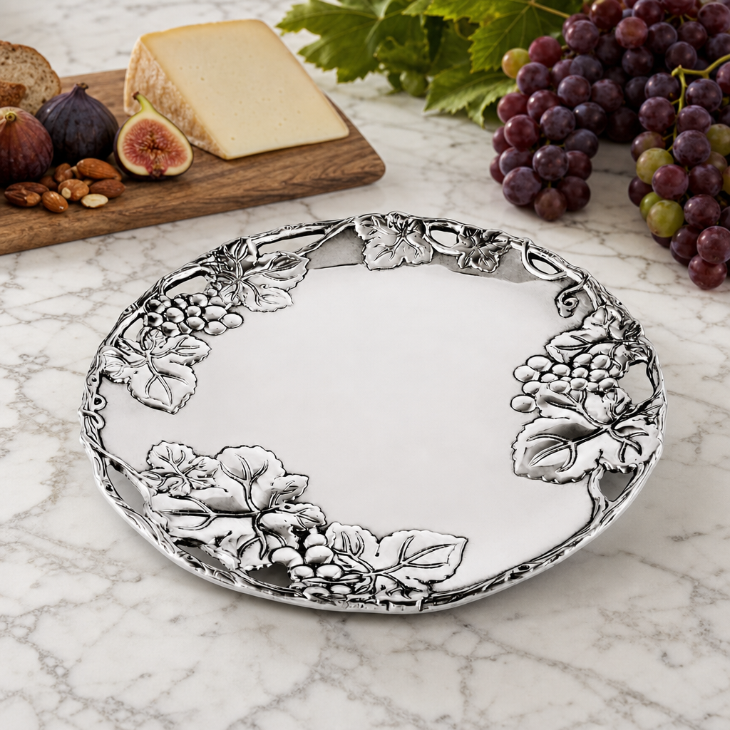 Grape 12 Round Plate