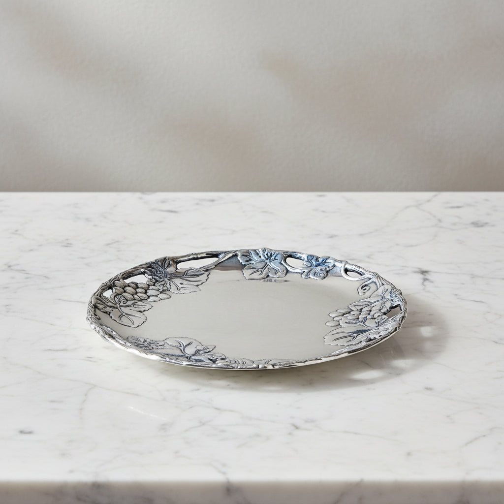 Grape 12 Round Plate