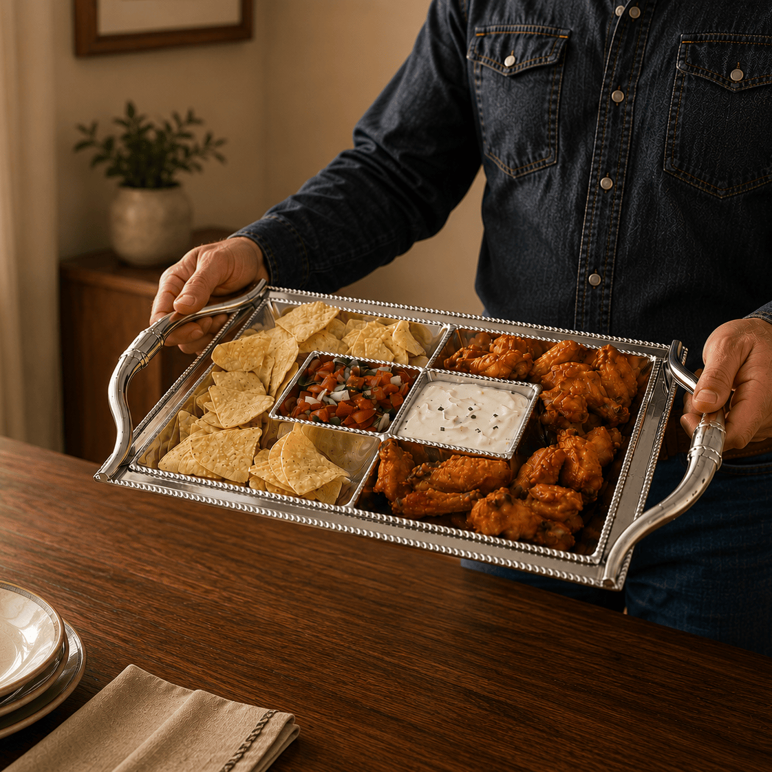 Longhorn Entertainment Tray