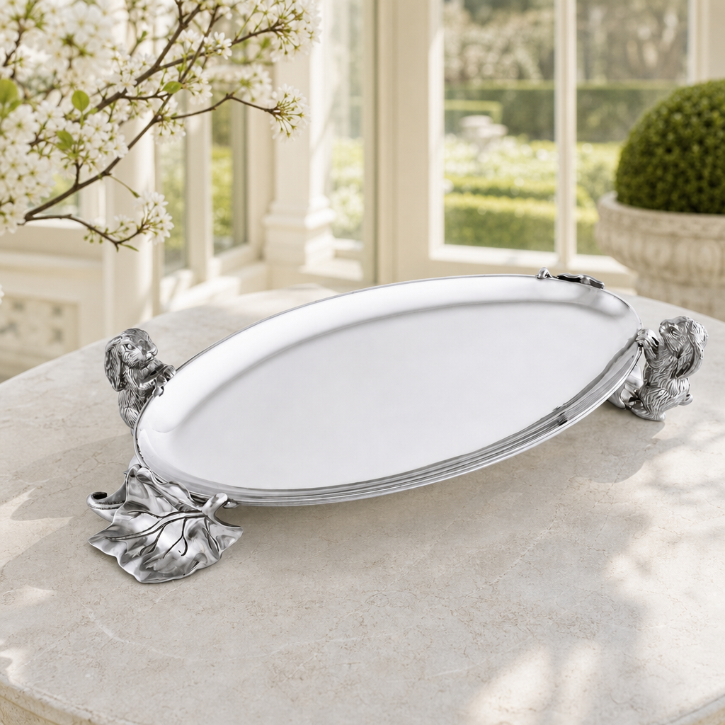 Bunny Centerpiece Tray