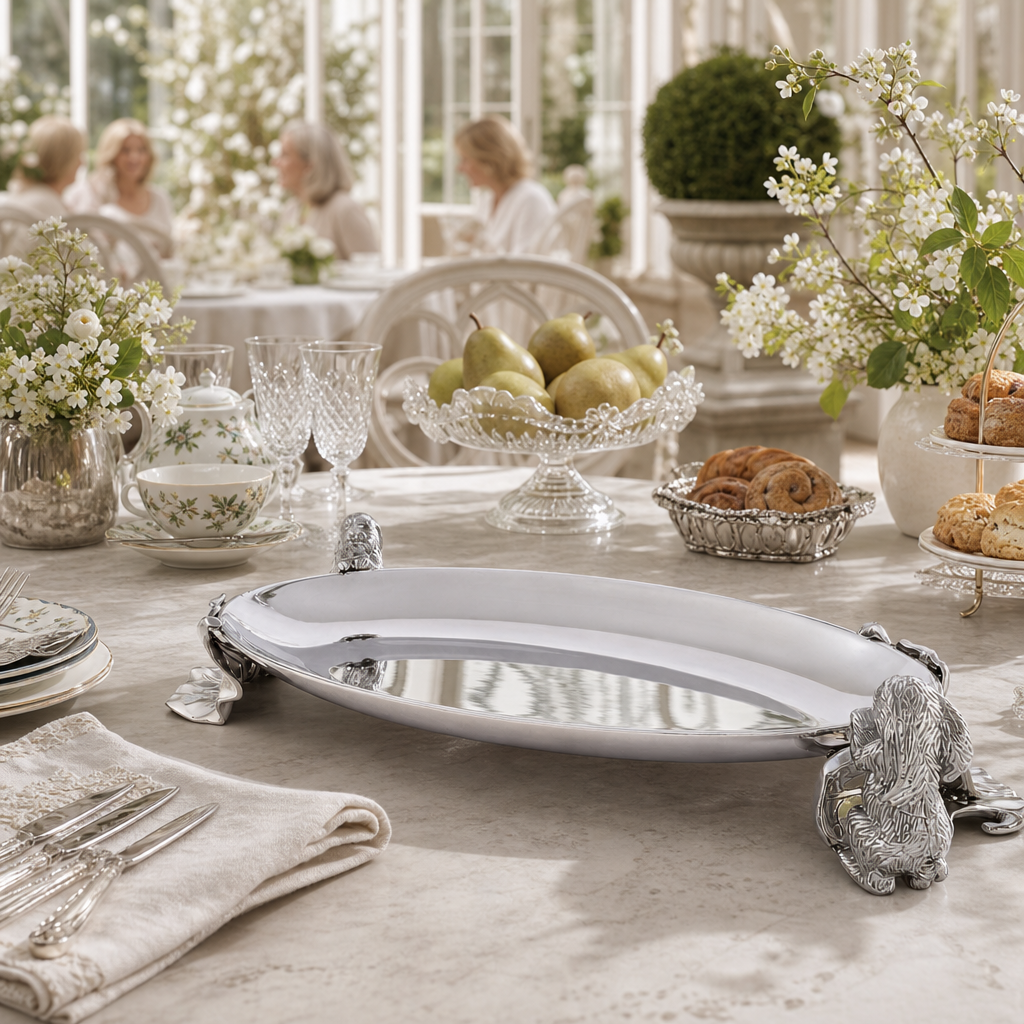 Bunny Centerpiece Tray