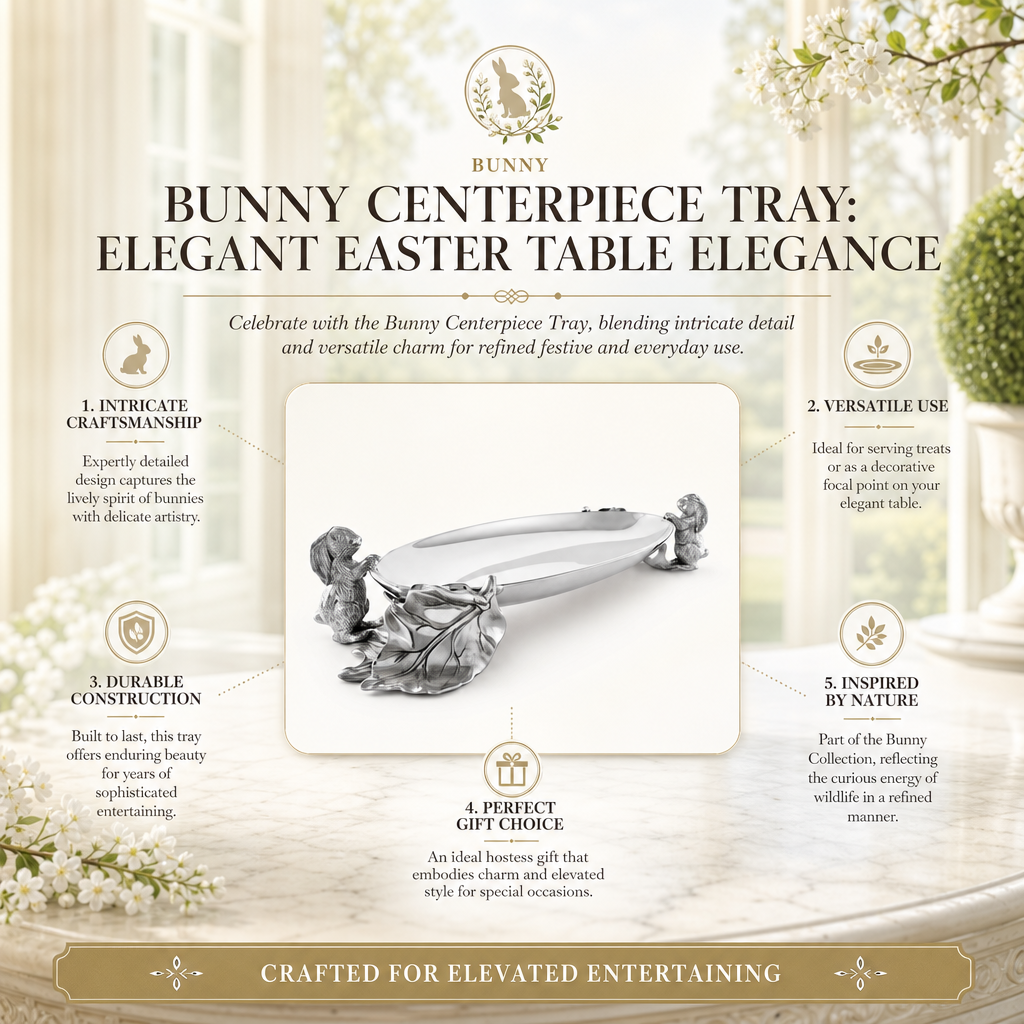 Bunny Centerpiece Tray